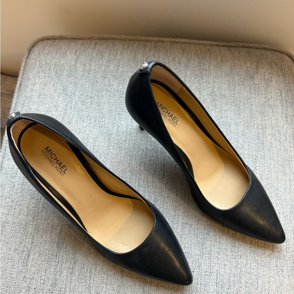 Michael Kors Black High Heel Pumps